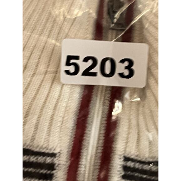 Eddie Bauer Nordic Ski Fair Isle Sweater Womens Small 1/4 Zip Mock Neck Pullover - Picture 15 of 15